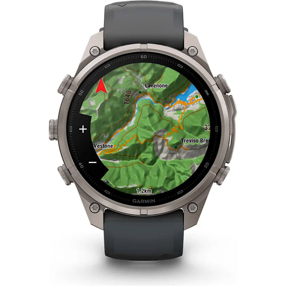 Garmin pulsómetros con gps FENIX 9 PRO INREACH, 47 MM TITANIO CORREA GR 09