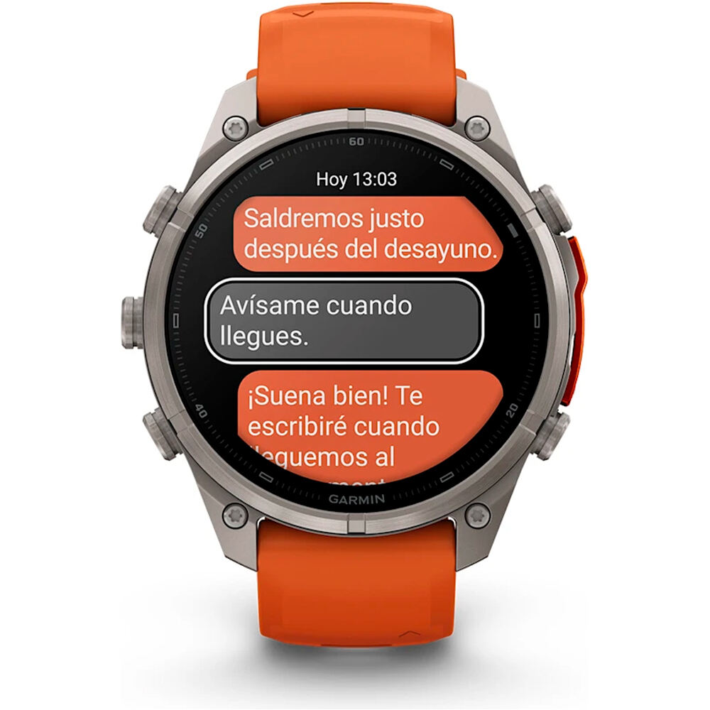 Garmin pulsómetros con gps FENIX 9 PRO INREACH, 47 MM TITANIO CORREA NA 07