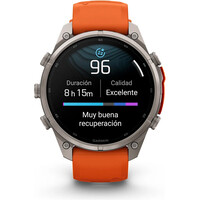 Garmin pulsómetros con gps FENIX 9 PRO INREACH, 47 MM TITANIO CORREA NA 10