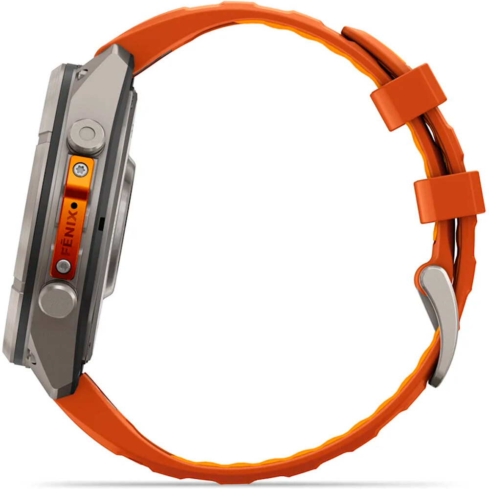 Garmin pulsómetros con gps FENIX 9 PRO INREACH, 47 MM TITANIO CORREA NA 12