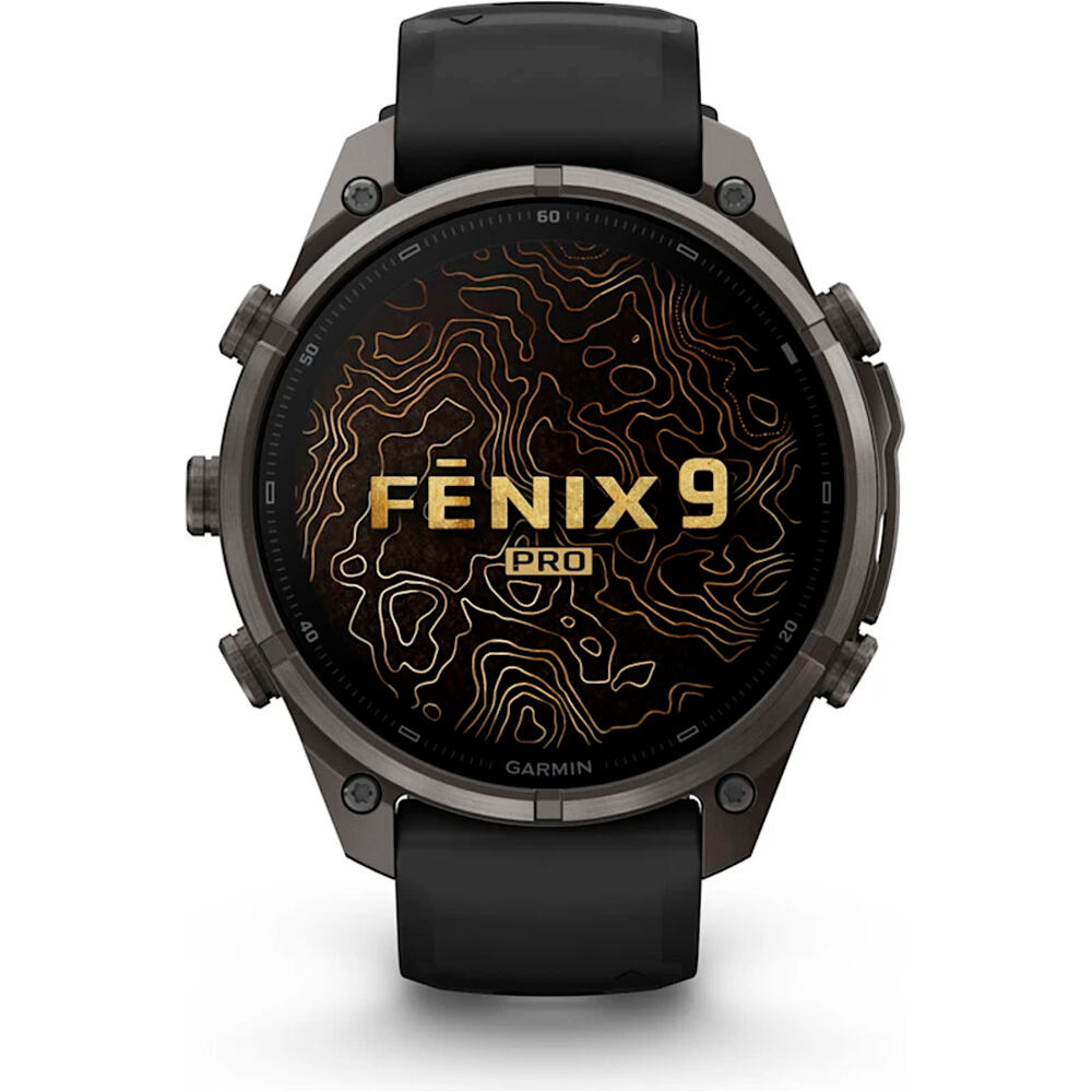 Garmin pulsómetros con gps FENIX 9 PRO INREACH, 47 MM TITANIO RECUBRIMIENTO DLC GR CARB 01