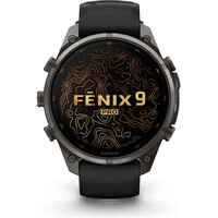 Garmin pulsómetros con gps FENIX 9 PRO INREACH, 47 MM TITANIO RECUBRIMIENTO DLC GR CARB 01