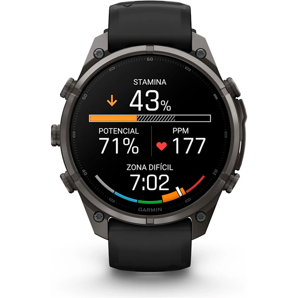 Garmin pulsómetros con gps FENIX 9 PRO INREACH, 47 MM TITANIO RECUBRIMIENTO DLC GR CARB 03