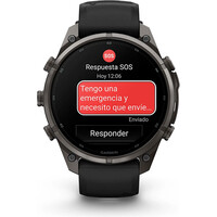 Garmin pulsómetros con gps FENIX 9 PRO INREACH, 47 MM TITANIO RECUBRIMIENTO DLC GR CARB 06