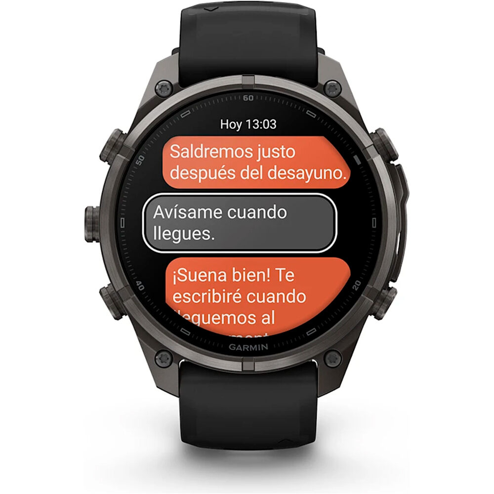 Garmin pulsómetros con gps FENIX 9 PRO INREACH, 47 MM TITANIO RECUBRIMIENTO DLC GR CARB 07