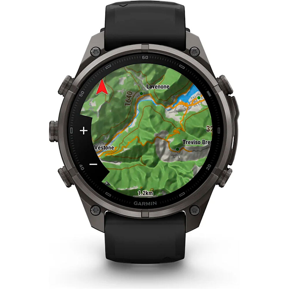 Garmin pulsómetros con gps FENIX 9 PRO INREACH, 47 MM TITANIO RECUBRIMIENTO DLC GR CARB 09