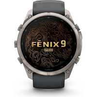 Garmin pulsómetros con gps FENIX 9 PRO INREACH, 51 MM TITANIO CORREA GR 01