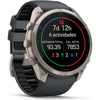 Garmin pulsómetros con gps FENIX 9 PRO INREACH, 51 MM TITANIO CORREA GR 02