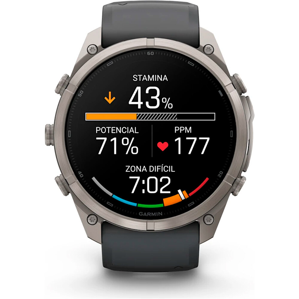 Garmin pulsómetros con gps FENIX 9 PRO INREACH, 51 MM TITANIO CORREA GR 03