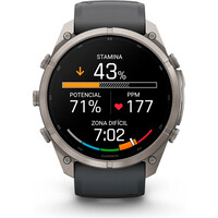 Garmin pulsómetros con gps FENIX 9 PRO INREACH, 51 MM TITANIO CORREA GR 03