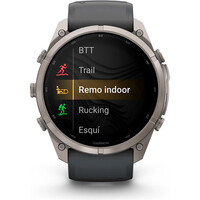 Garmin pulsómetros con gps FENIX 9 PRO INREACH, 51 MM TITANIO CORREA GR 05