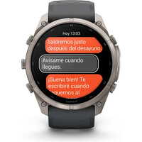 Garmin pulsómetros con gps FENIX 9 PRO INREACH, 51 MM TITANIO CORREA GR 07