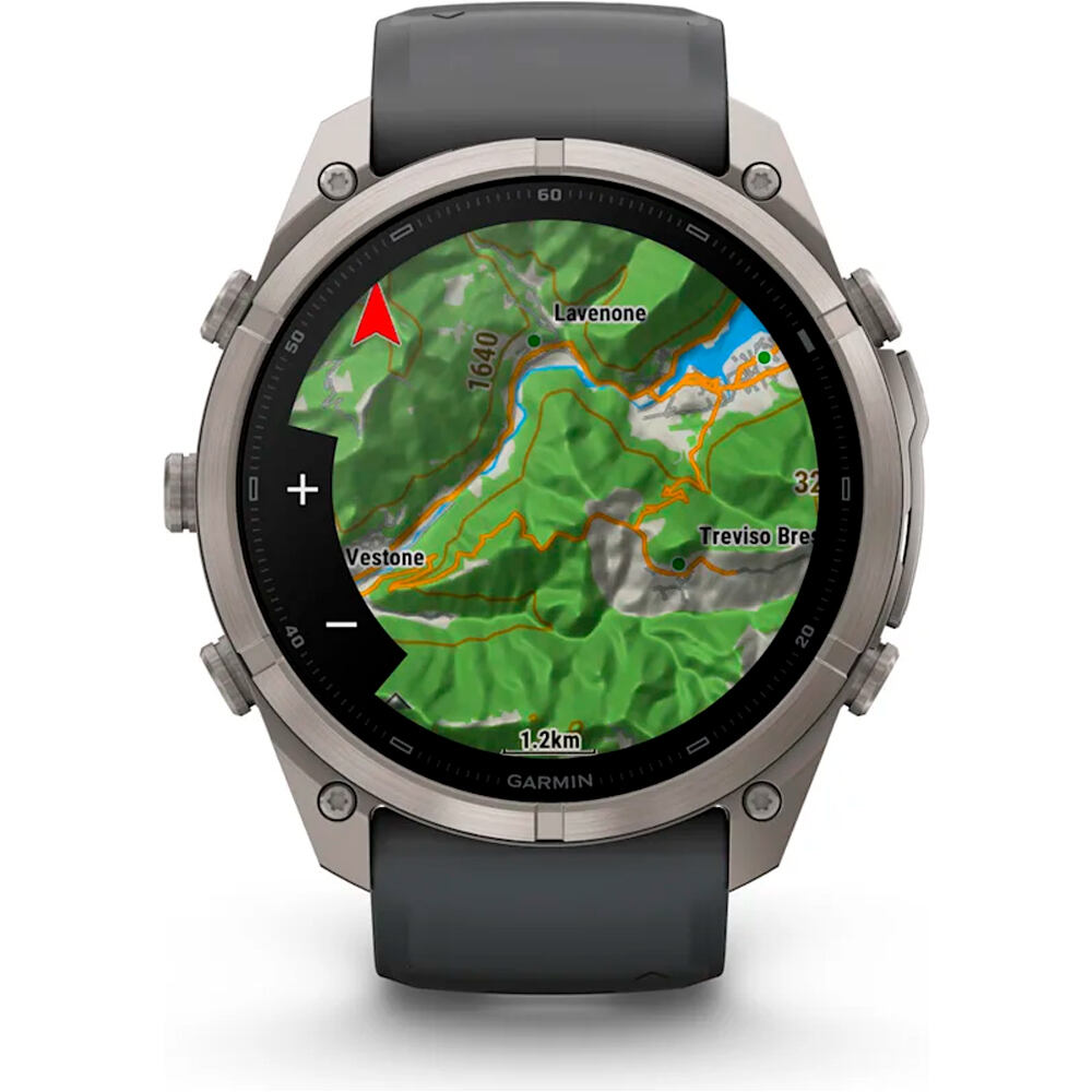 Garmin pulsómetros con gps FENIX 9 PRO INREACH, 51 MM TITANIO CORREA GR 09