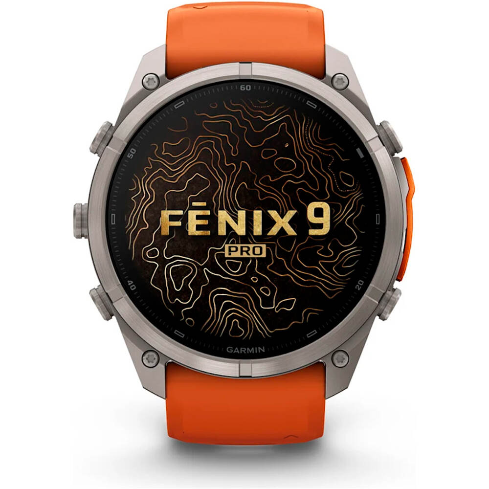 Garmin pulsómetros con gps FENIX 9 PRO INREACH, 51 MM TITANIO CORREA NA 01