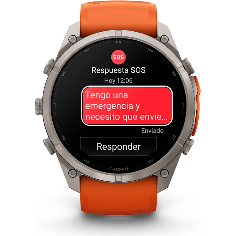 Garmin pulsómetros con gps FENIX 9 PRO INREACH, 51 MM TITANIO CORREA NA 06