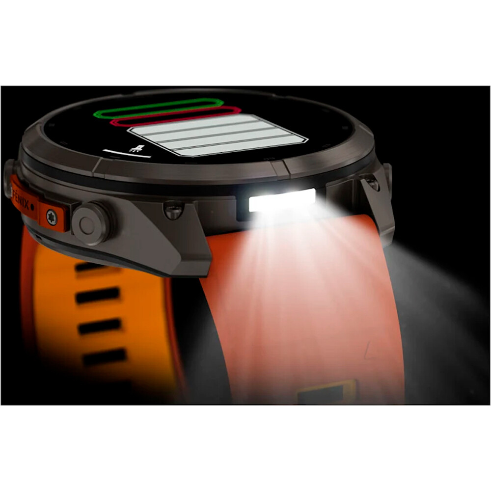 Garmin pulsómetros con gps FENIX 9 PRO INREACH, 51 MM TITANIO CORREA NA 10