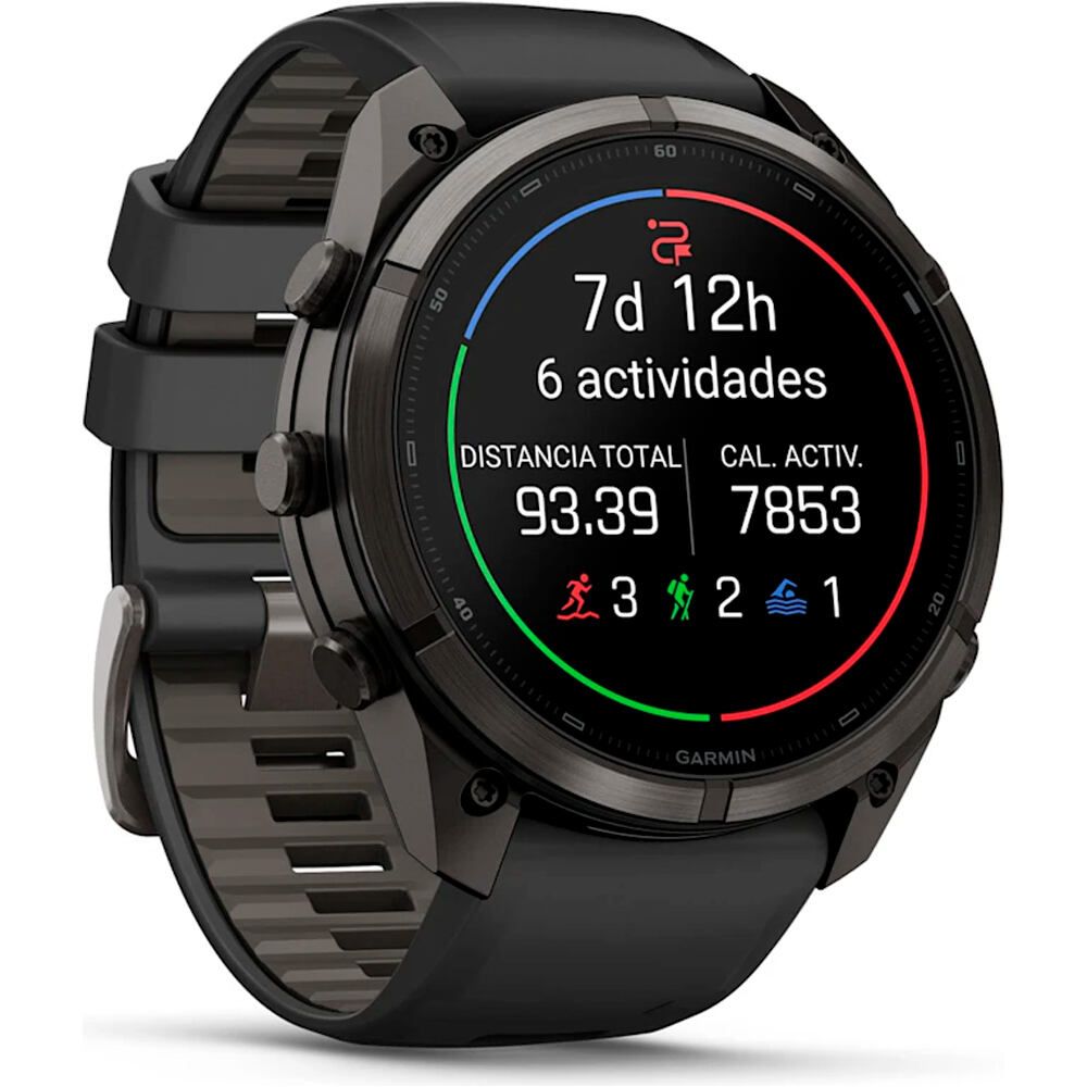 Garmin pulsómetros con gps FENIX 9 PRO INREACH, 51 MM TITANIO RECUBRIMIENTO DLC GR CARB 02