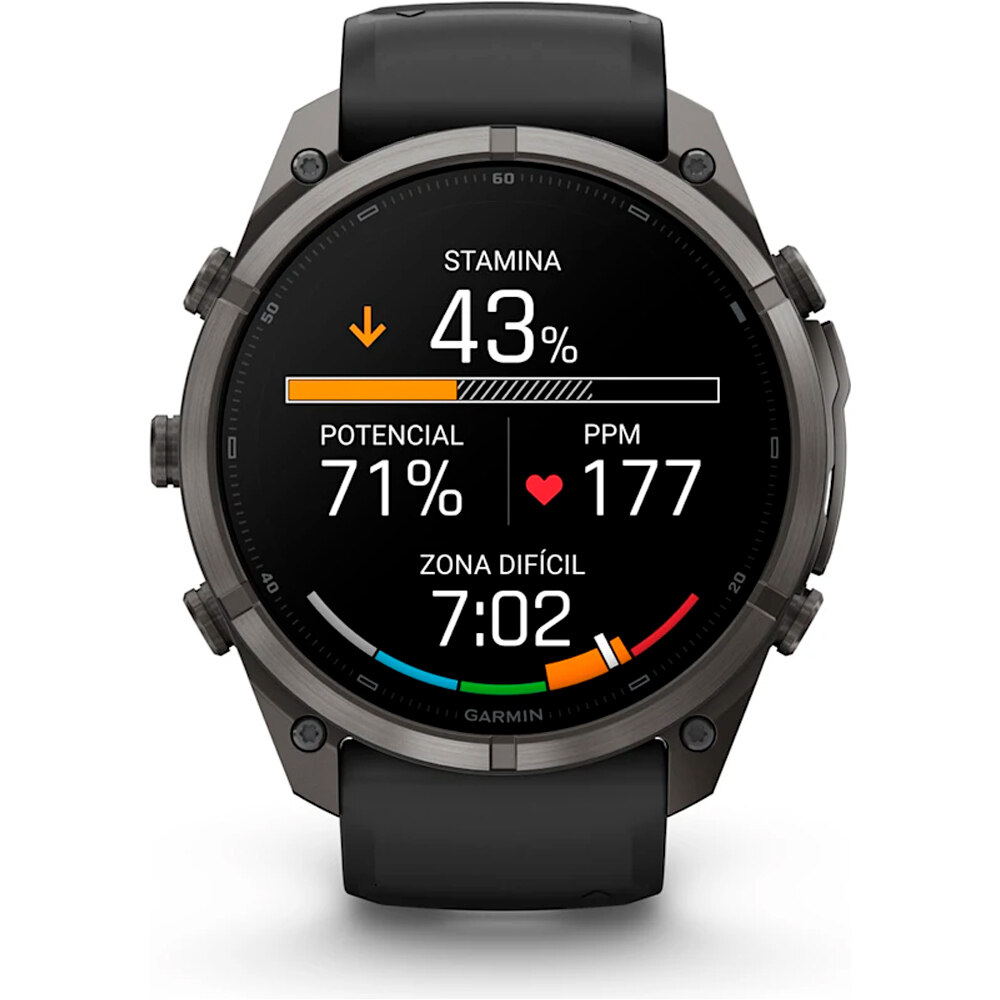 Garmin pulsómetros con gps FENIX 9 PRO INREACH, 51 MM TITANIO RECUBRIMIENTO DLC GR CARB 03