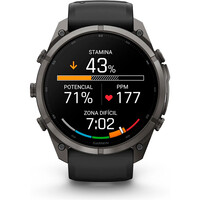 Garmin pulsómetros con gps FENIX 9 PRO INREACH, 51 MM TITANIO RECUBRIMIENTO DLC GR CARB 03
