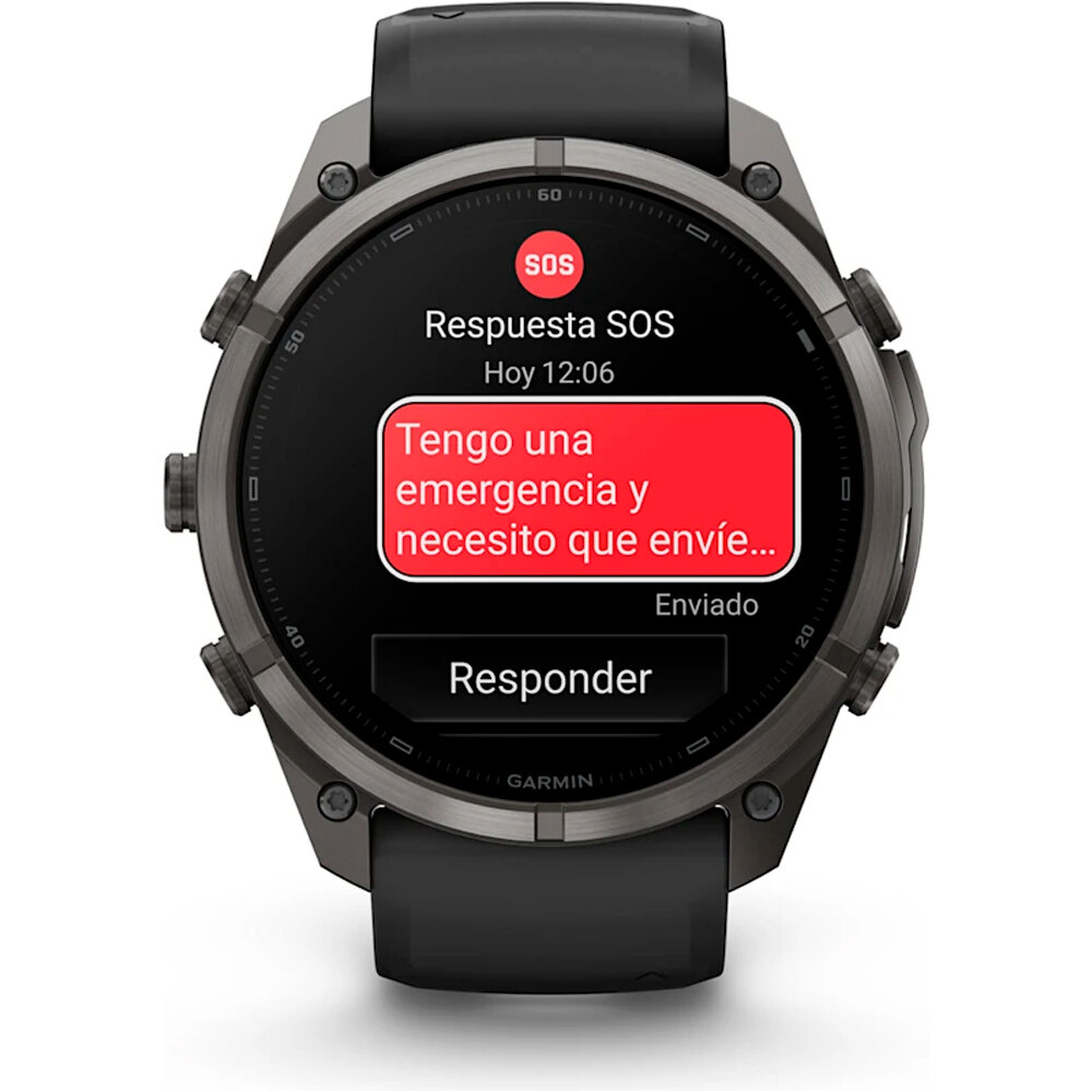Garmin pulsómetros con gps FENIX 9 PRO INREACH, 51 MM TITANIO RECUBRIMIENTO DLC GR CARB 06