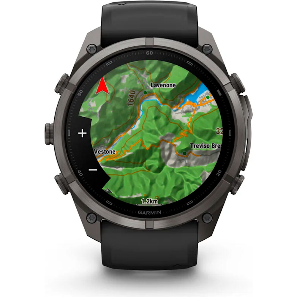 Garmin pulsómetros con gps FENIX 9 PRO INREACH, 51 MM TITANIO RECUBRIMIENTO DLC GR CARB 09