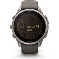 Garmin pulsómetros con gps FENIX 9 PRO INREACH, SOLAR, 47 MM TITANIO CORREA GR 01
