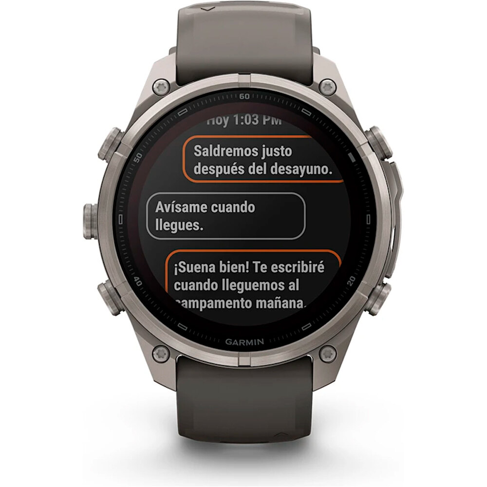 Garmin pulsómetros con gps FENIX 9 PRO INREACH, SOLAR, 47 MM TITANIO CORREA GR 08