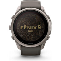 Garmin pulsómetros con gps FENIX 9 PRO INREACH, SOLAR, 51 MM TITANIO CORREA GR 01