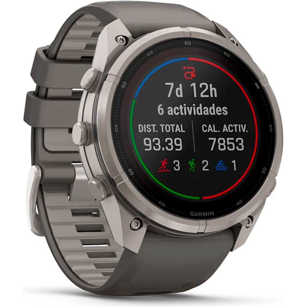 Garmin pulsómetros con gps FENIX 9 PRO INREACH, SOLAR, 51 MM TITANIO CORREA GR 02
