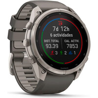 Garmin pulsómetros con gps FENIX 9 PRO INREACH, SOLAR, 51 MM TITANIO CORREA GR 02
