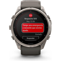 Garmin pulsómetros con gps FENIX 9 PRO INREACH, SOLAR, 51 MM TITANIO CORREA GR 07