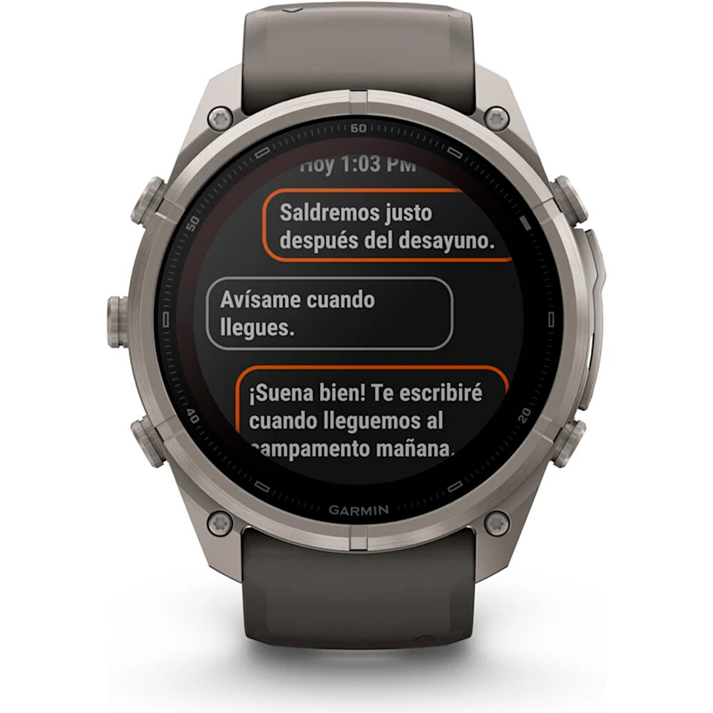 Garmin pulsómetros con gps FENIX 9 PRO INREACH, SOLAR, 51 MM TITANIO CORREA GR 08