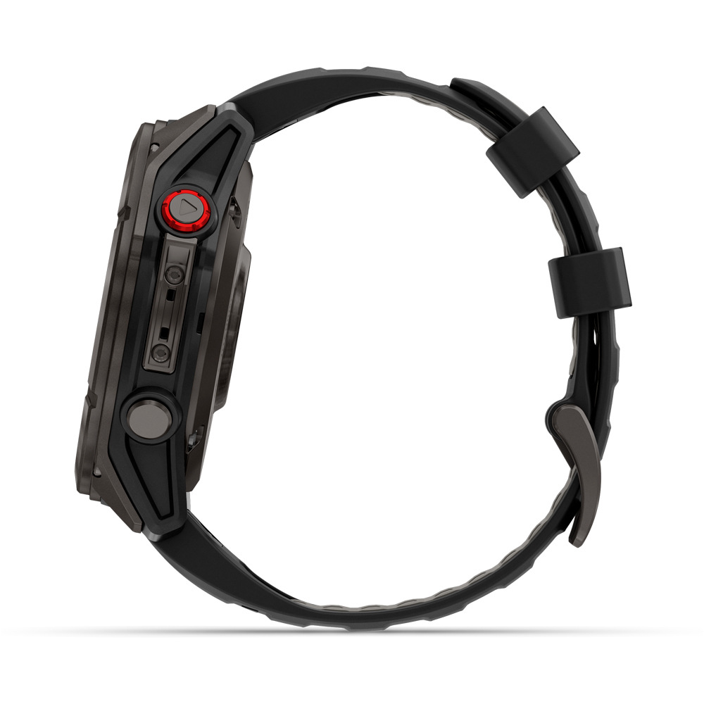 Garmin pulsómetros con gps F?nix 8 Pro  51 mm, AMOLED Cristal de zafiro, titanio DLC g 12