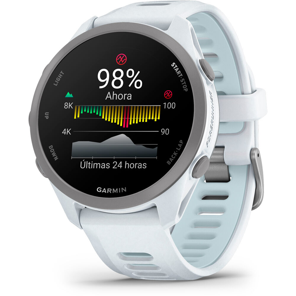 Garmin pulsómetros con gps Forerunner 170, Blanco 06