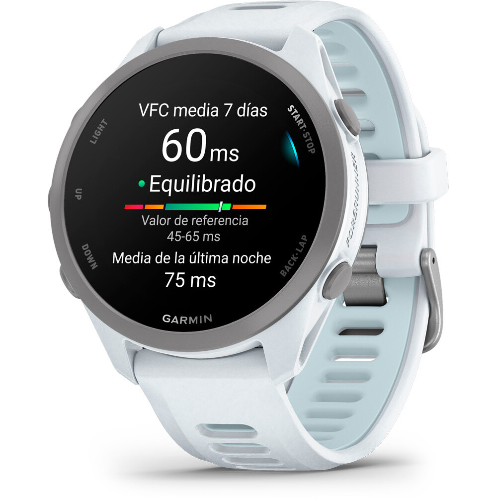 Garmin pulsómetros con gps Forerunner 170, Blanco 08