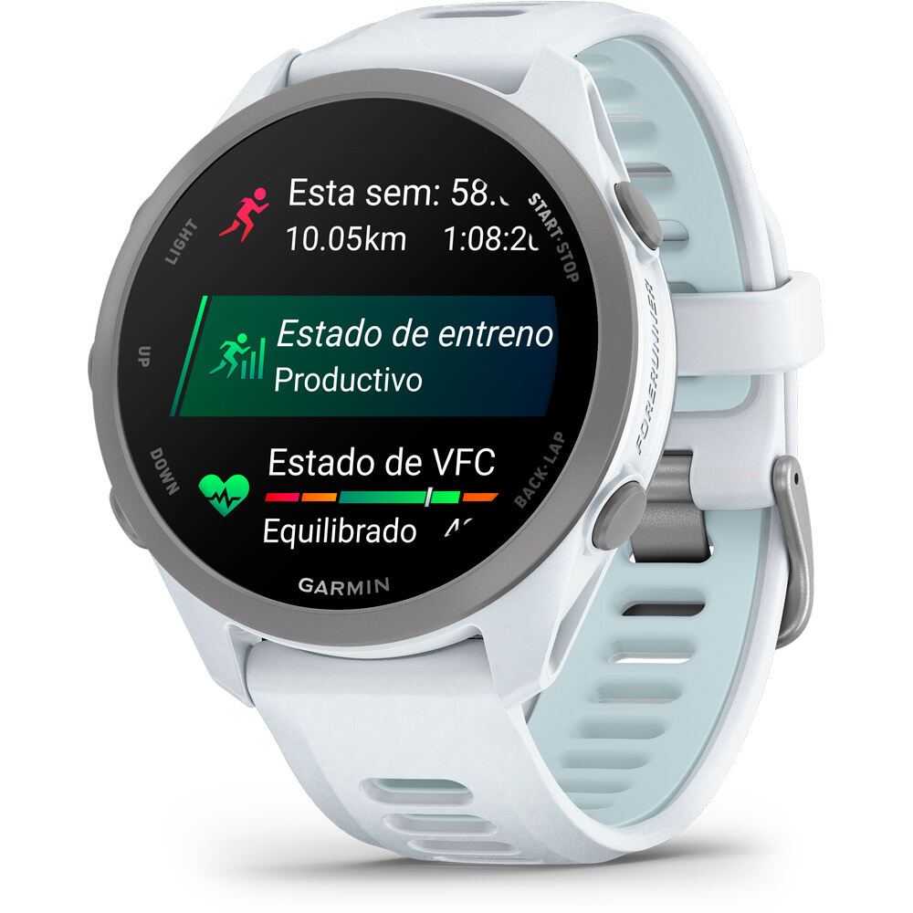 Garmin pulsómetros con gps Forerunner 170, Blanco 12