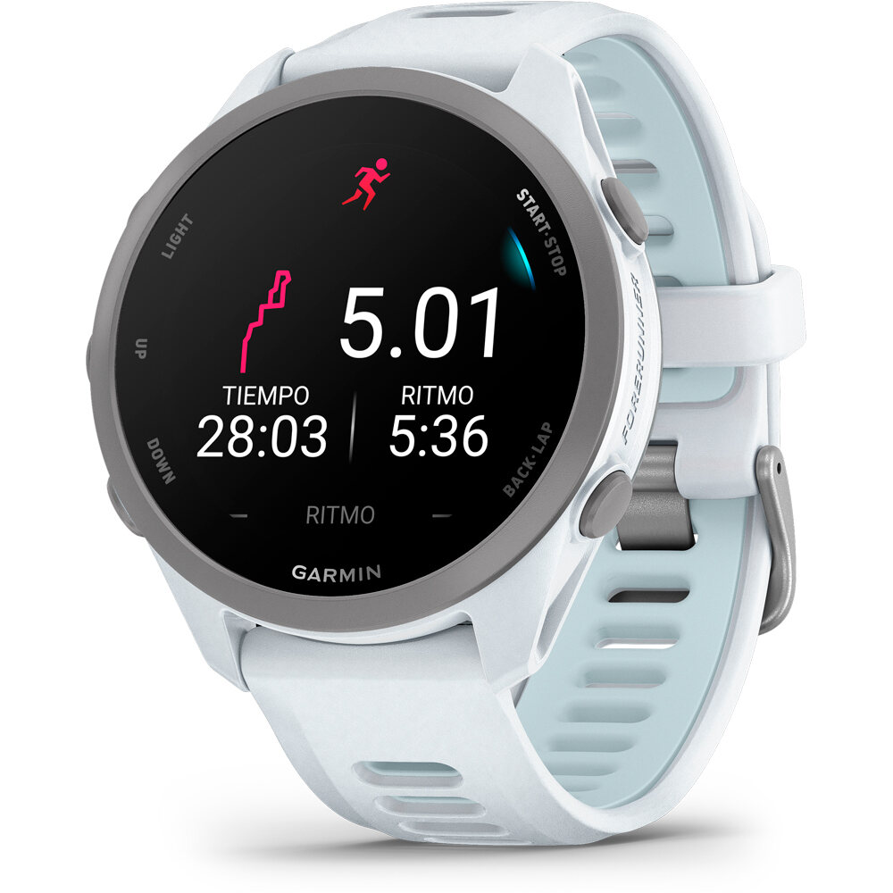 Garmin pulsómetros con gps Forerunner 170, Blanco 15