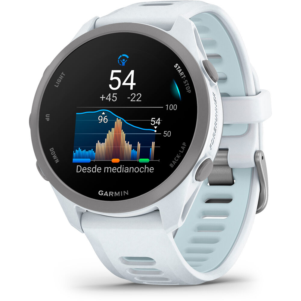 Garmin pulsómetros con gps Forerunner 170, Blanco 18