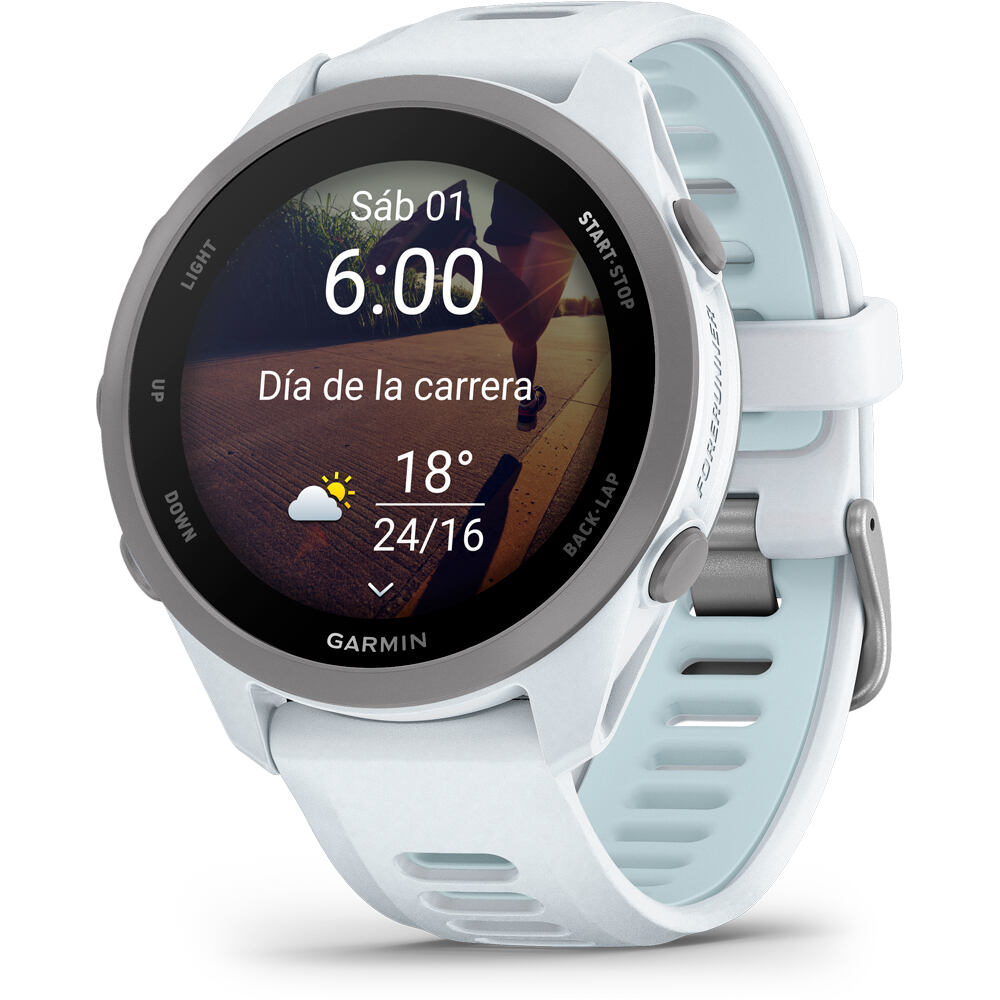 Garmin pulsómetros con gps Forerunner 170, Blanco 24
