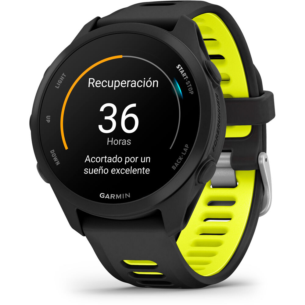 Garmin pulsómetros con gps Forerunner 170 Music, Negro 09