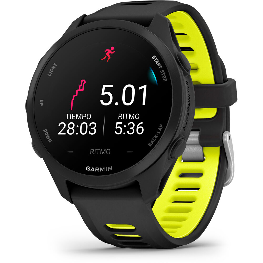 Garmin pulsómetros con gps Forerunner 170 Music, Negro 15