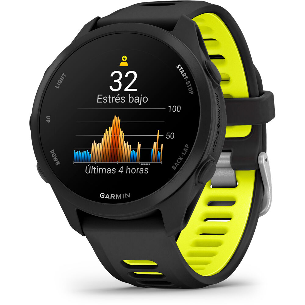 Garmin pulsómetros con gps Forerunner 170 Music, Negro 20