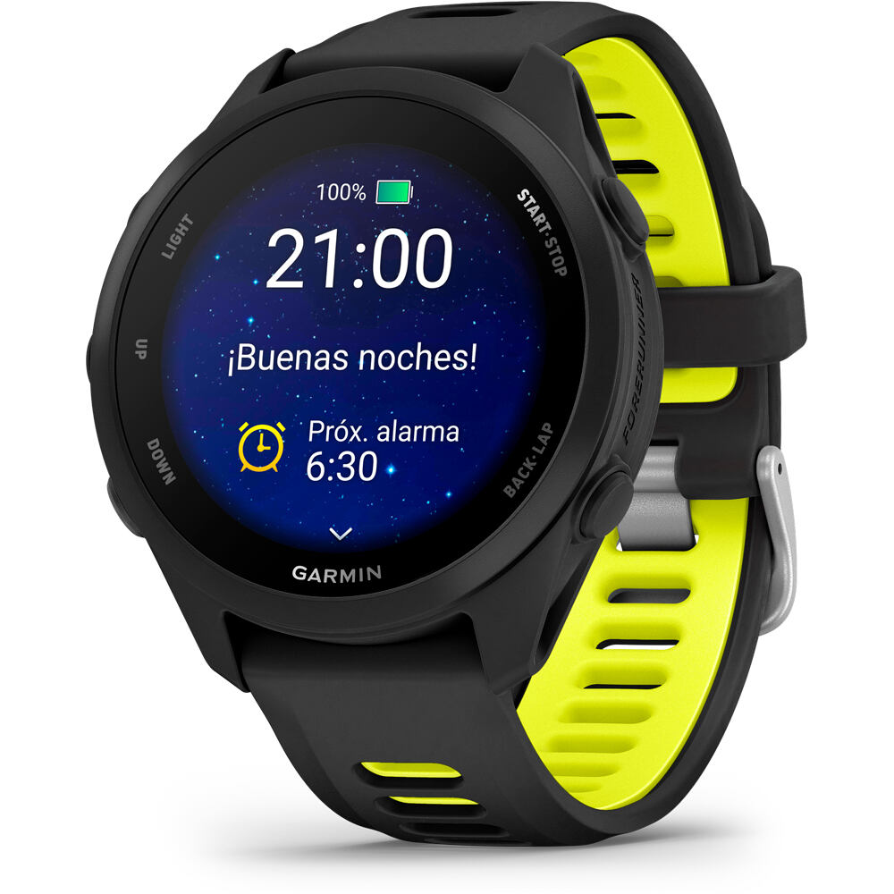 Garmin pulsómetros con gps Forerunner 170 Music, Negro 21