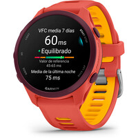 Garmin pulsómetros con gps Forerunner 170 Music, Rojo 08