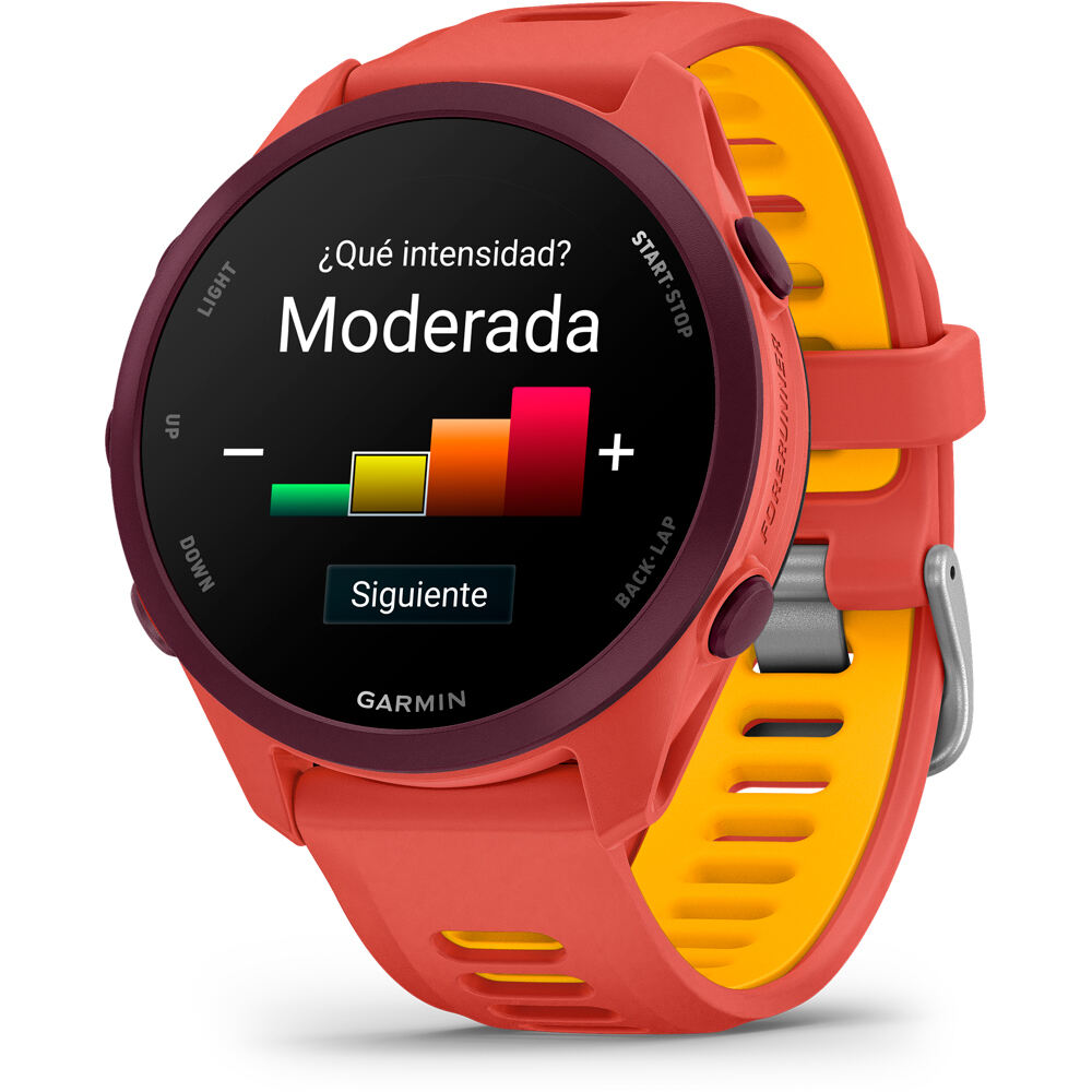Garmin pulsómetros con gps Forerunner 170 Music, Rojo 10