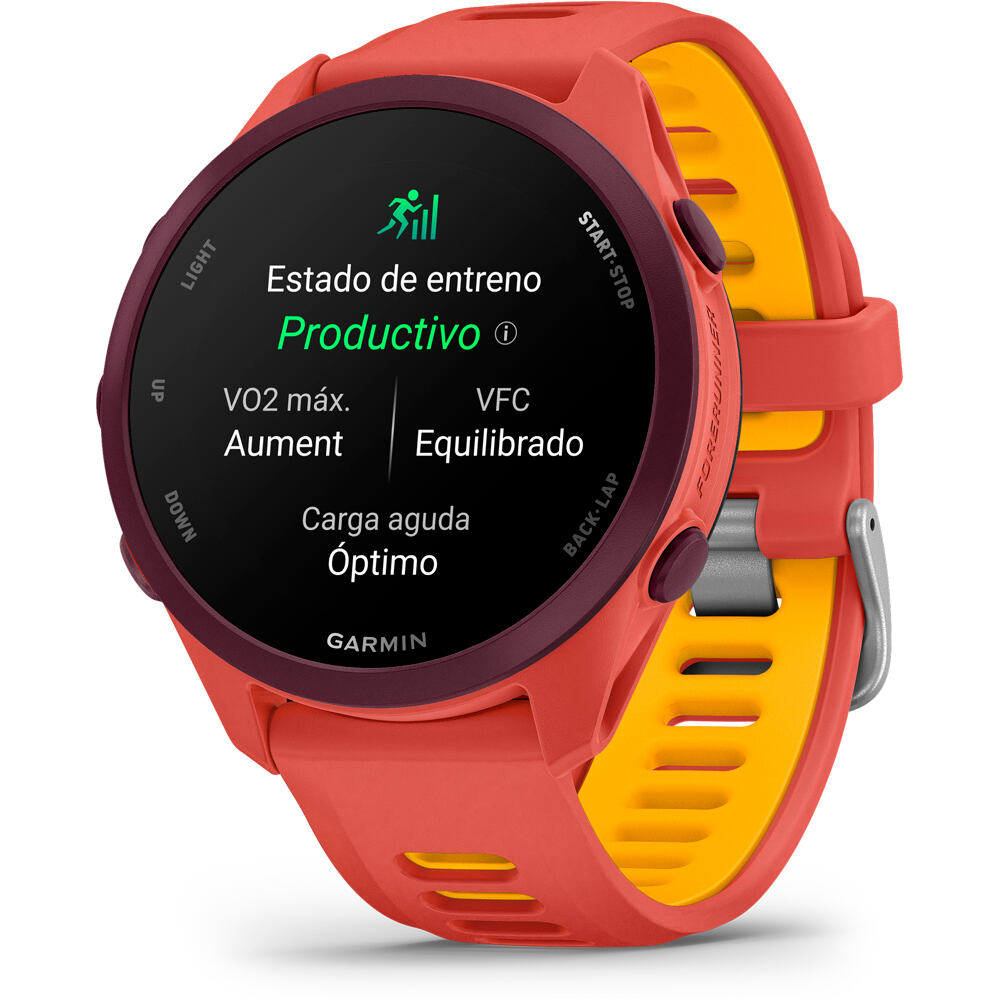 Garmin pulsómetros con gps Forerunner 170 Music, Rojo 11