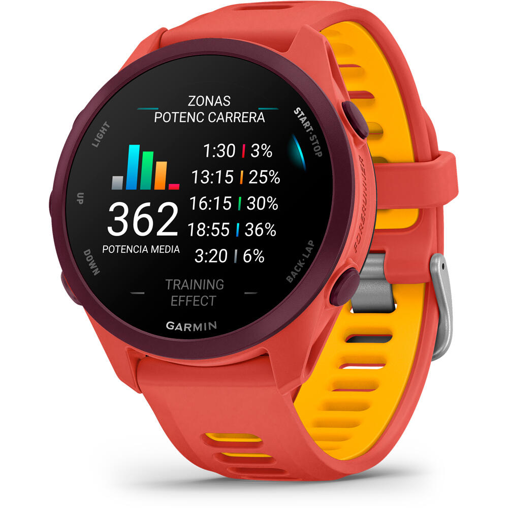 Garmin pulsómetros con gps Forerunner 170 Music, Rojo 14