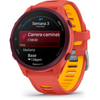 Garmin pulsómetros con gps Forerunner 170 Music, Rojo 17