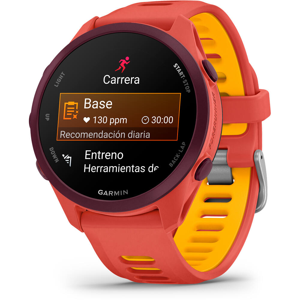 Garmin pulsómetros con gps Forerunner 170 Music, Rojo 19