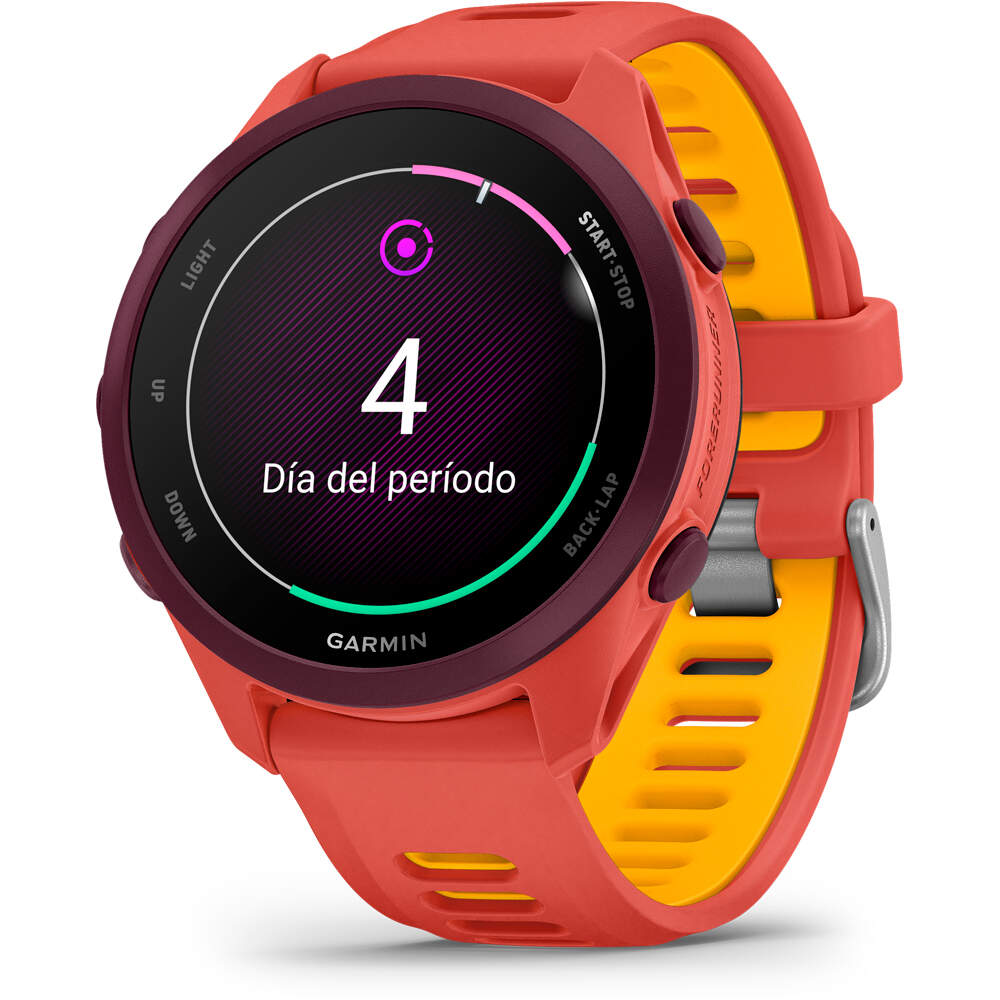 Garmin pulsómetros con gps Forerunner 170 Music, Rojo 25